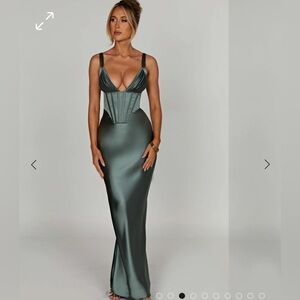 Shae Maxi dress- sage from baby boo fashion never worn